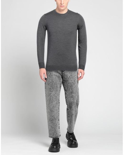 Vneck Gray Sweater for men