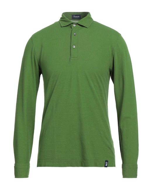 Drumohr Green Polo Shirt for men