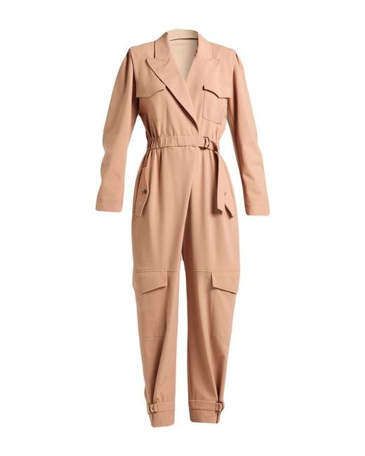 Alberta Ferretti Pink Jumpsuit Polyester, Virgin Wool, Elastane