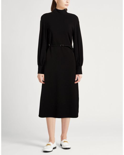 BCBGMAXAZRIA Black Midi Dresses