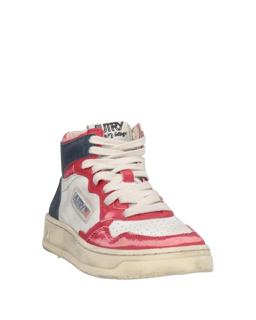 Autry Pink Sneakers Leather