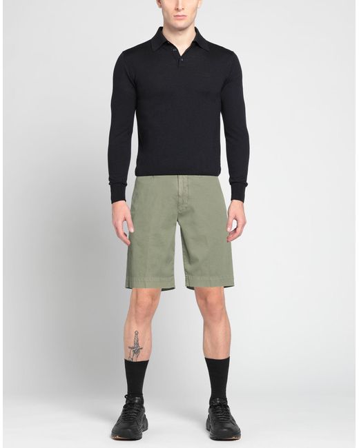 Incotex Green Shorts & Bermuda Shorts for men