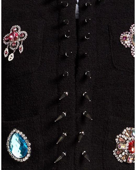 Moschino Black Jacket Wool, Polyamide