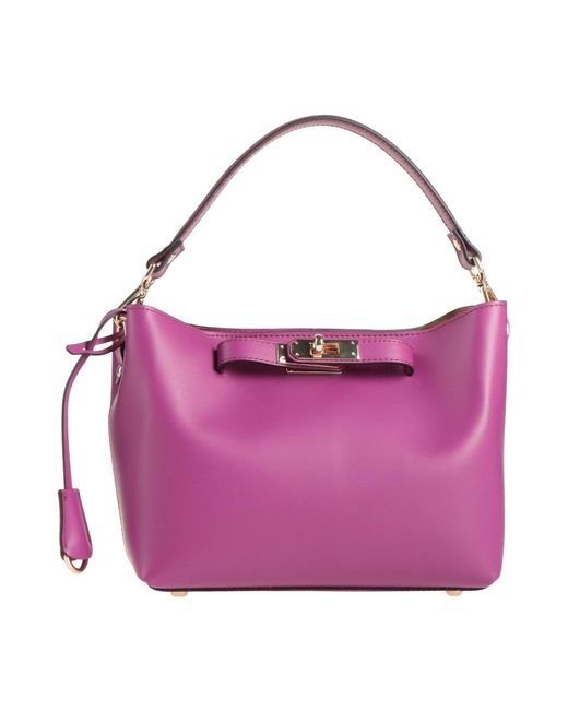 Gianni Notaro Purple Handbag