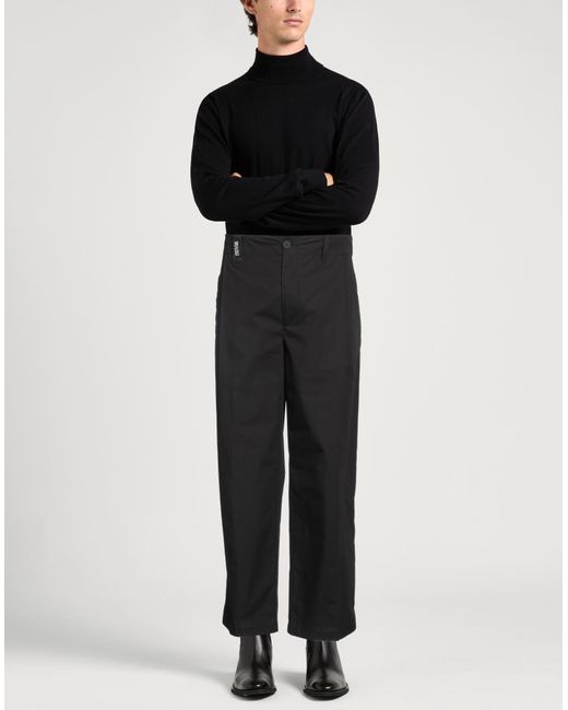 Versace Jeans Couture Black Pants Cotton for men