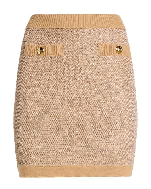Elisabetta Franchi Natural Mini Skirts