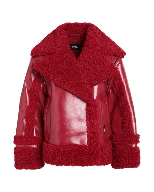 Karl Lagerfeld Red Jacket