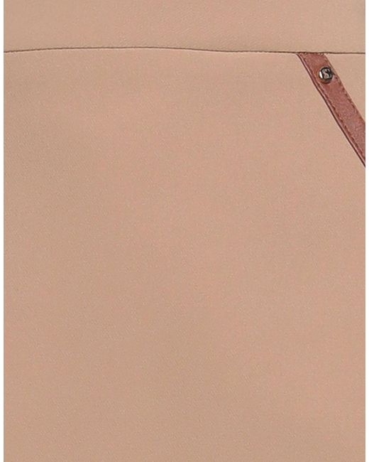 SIMONA CORSELLINI Natural Midi Skirt Polyester, Elastane
