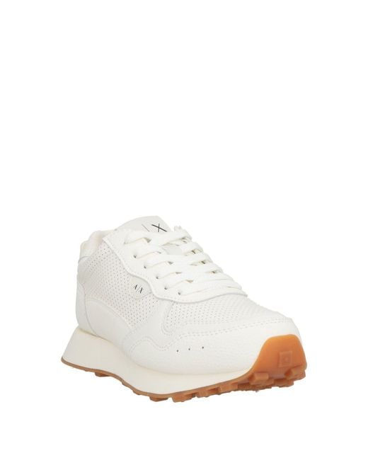 ARMANI EXCHANGE White Trainers
