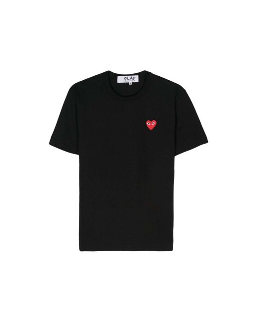 T-shirt COMME DES GARÇONS PLAY pour homme en coloris Black