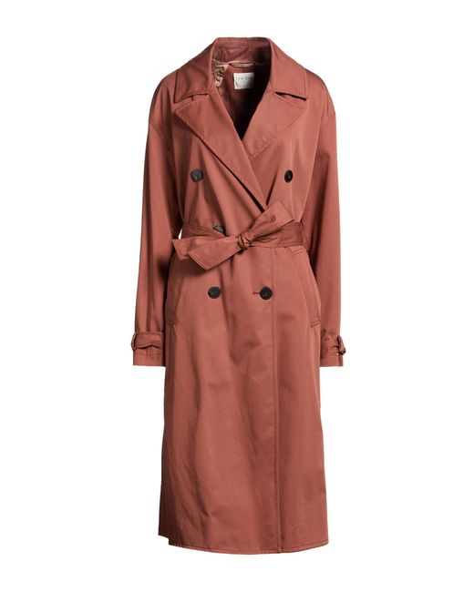 Forte_forte Red Overcoats & Trench Coats