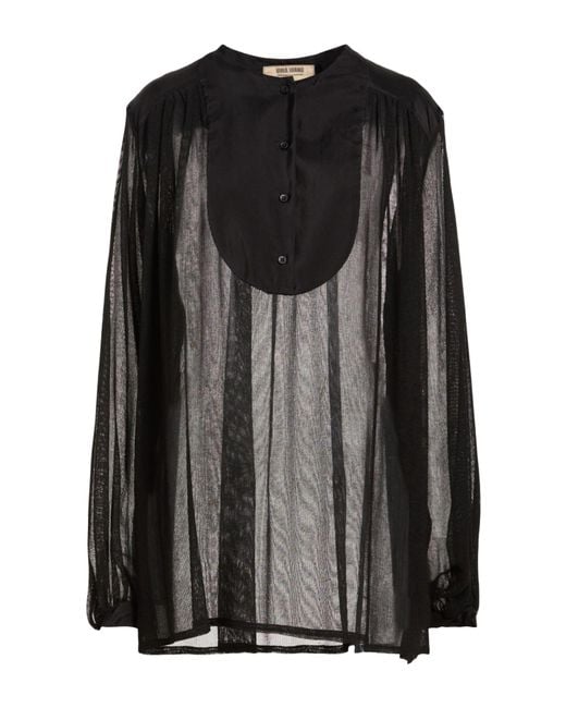 Top Uma Wang de color Black