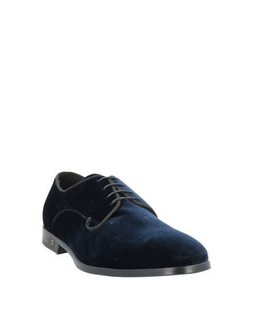 Baldinini Blue Lace-Up Shoes for men