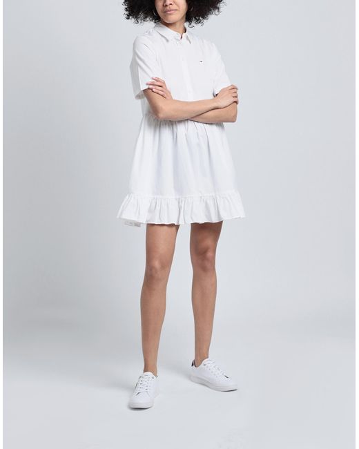 Tommy Hilfiger White Mini Dress