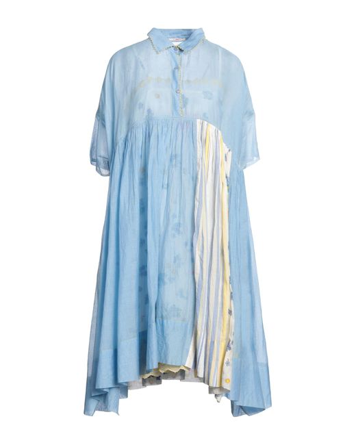 Péro Blue Midi Dress