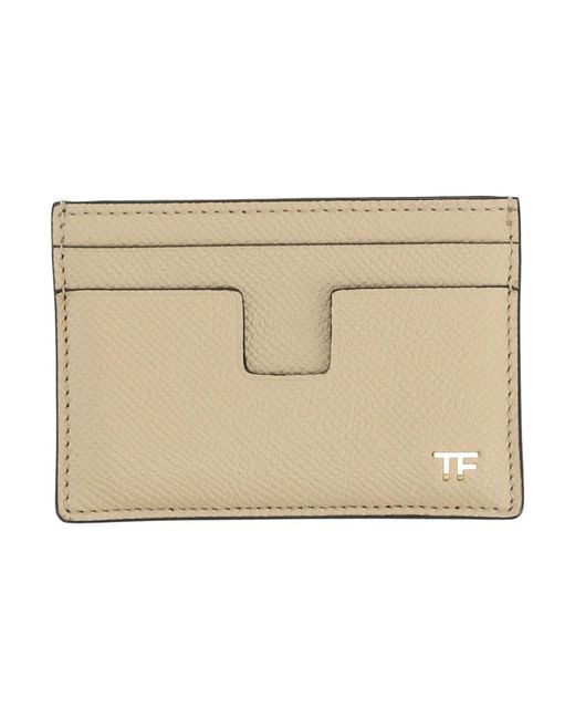 Tom Ford Natural Cardholders for men