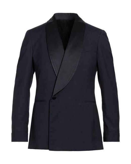 Lardini Blue Blazer Wool for men