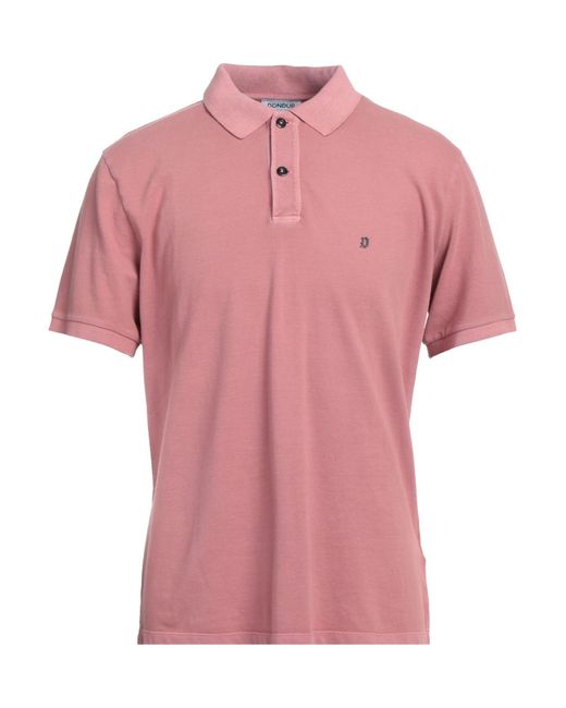 Dondup Pink Polo Shirt for men