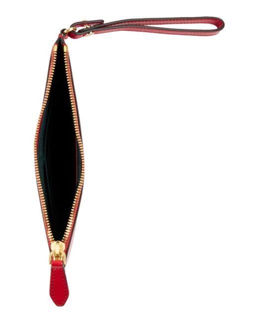 The Bridge Red Pouch Leather