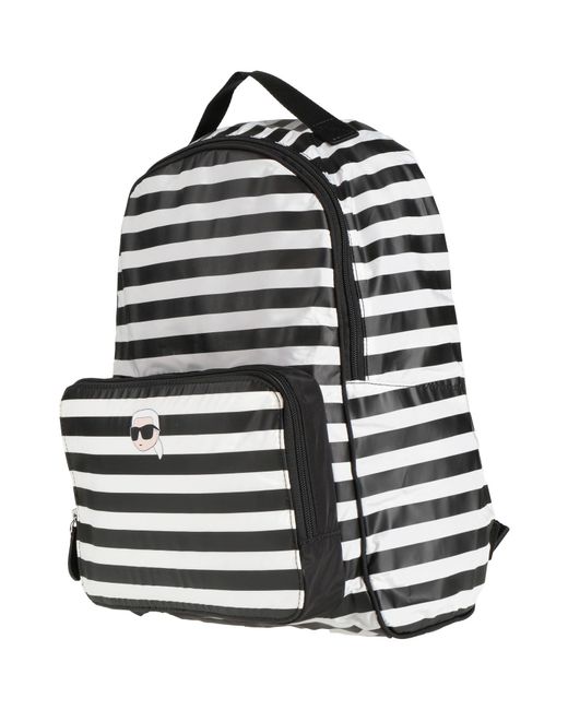 Karl Lagerfeld Black Backpacks