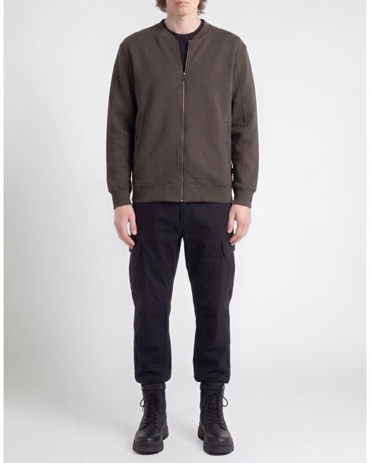 Alpha Industries Gray Sweatshirt Cotton, Polyester for men