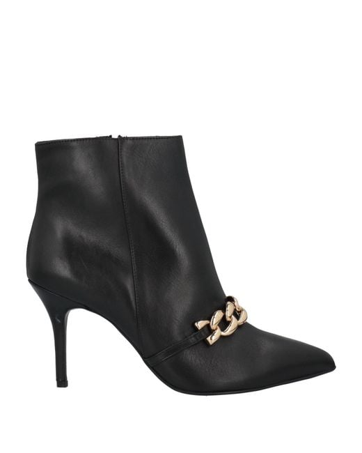 Tsakiris Mallas Black Ankle Boots Soft Leather