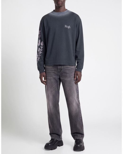 ROUGH Blue T-Shirt Cotton for men