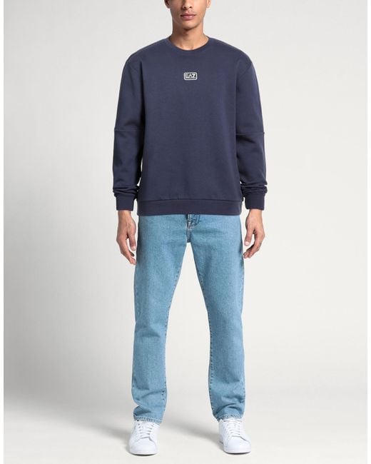 EA7 Blue Sweatshirt for men
