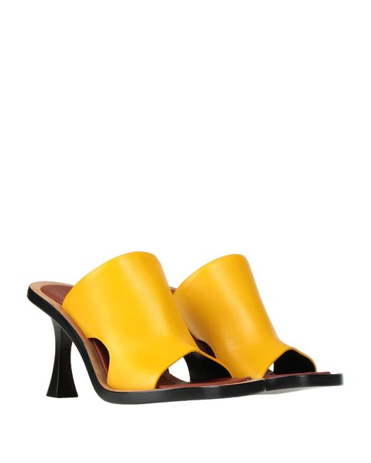 Proenza Schouler Yellow Sandals