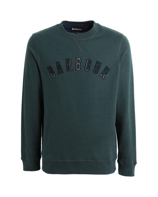 Barbour Green Sweatshirt for men