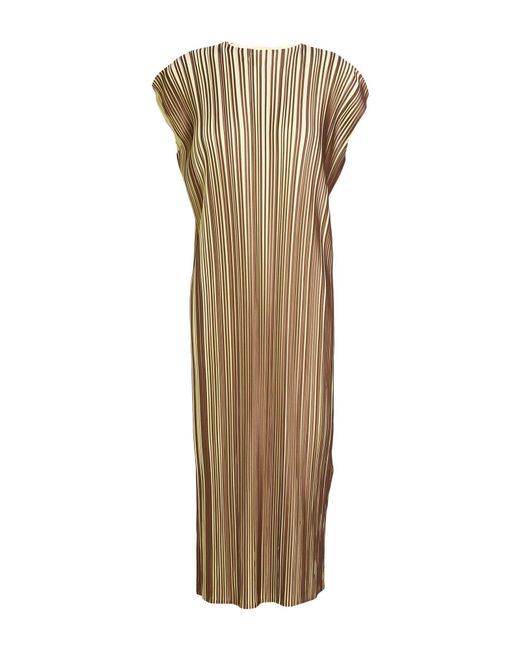 Phoebe Philo Natural Midi Dress Polyester