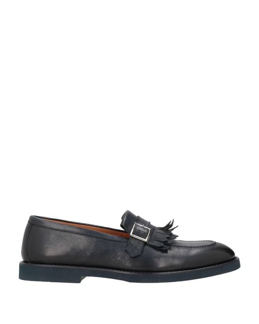 Doucal's Blue Loafers Leather for men