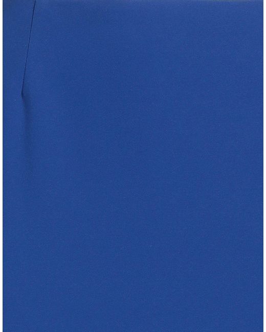 Clips Blue Midi Skirt Polyester, Elastane