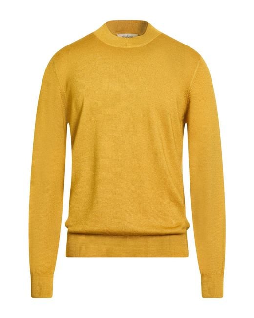 Gran Sasso Yellow Turtlenecks for men
