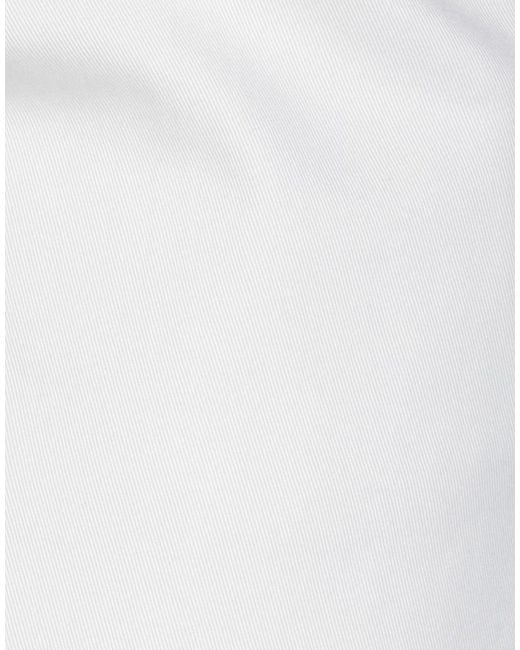 Dondup White Pants Cotton, Elastane