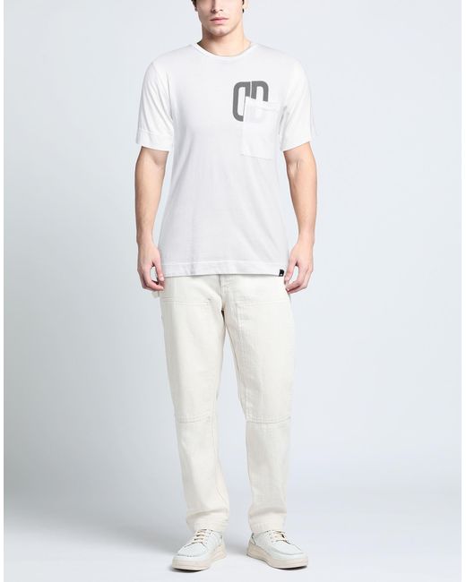 DUNO White T-shirt for men