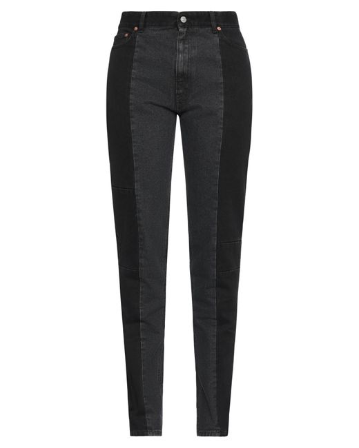 Pantaloni Jeans di MM6 by Maison Martin Margiela in Black