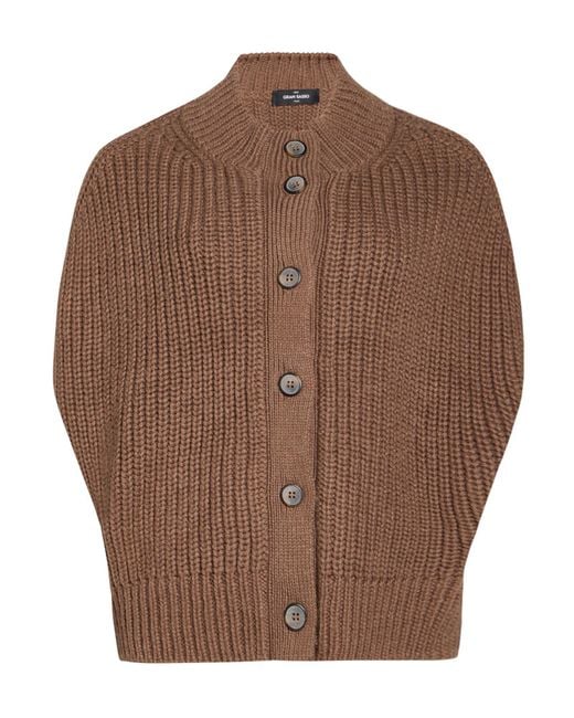 Gran Sasso Brown Cardigan