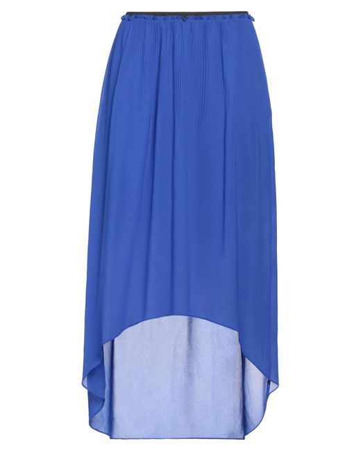 Pinko Blue Midi Skirt