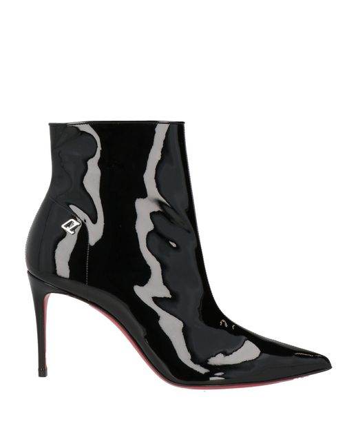 Christian Louboutin Black Ankle Boots Leather