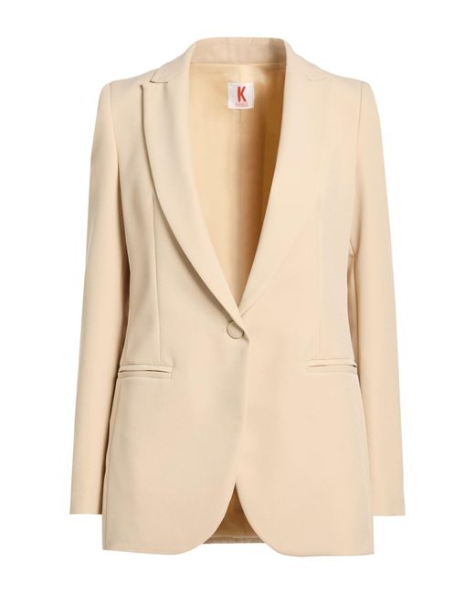 Kontatto Natural Blazer Polyester, Elastane