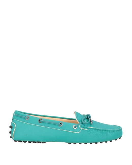 Tod's Green Loafers