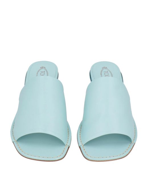 Tod's Blue Sandals