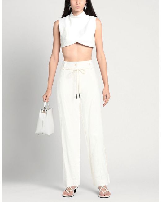 Lee Mathews White Pants