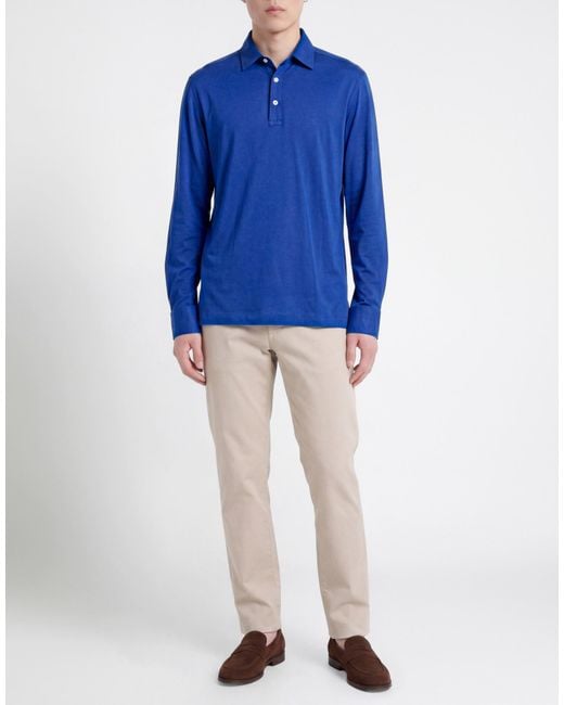 Polo di Kiton in Blue da Uomo