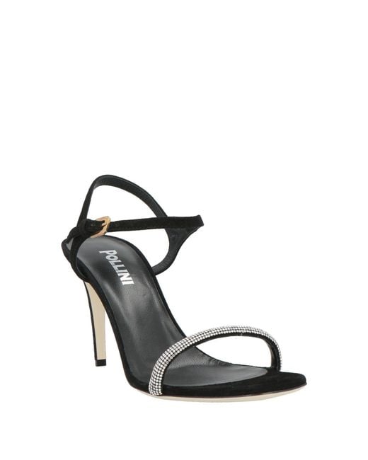 Pollini Black Sandals