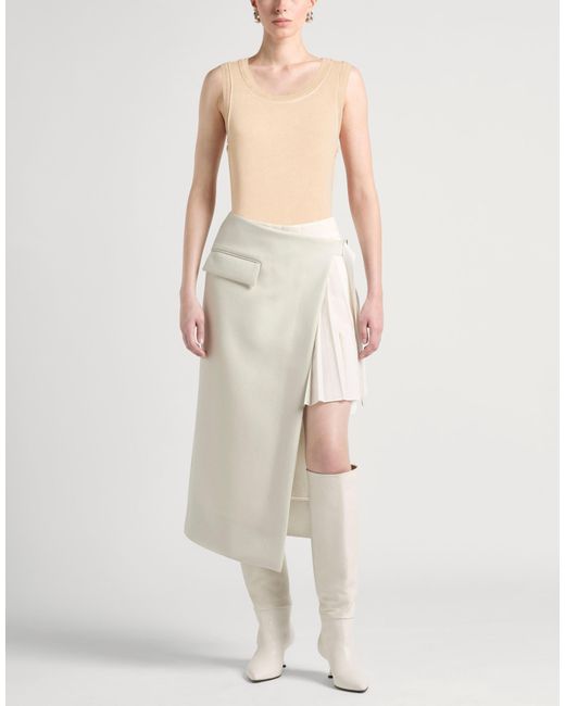 Uma Wang Natural Sand T-Shirt Viscose, Elastane