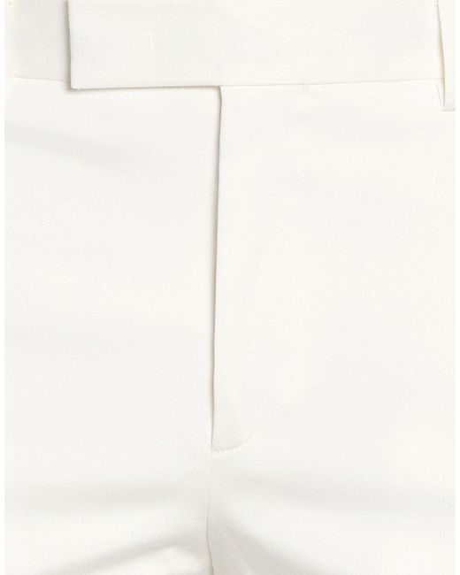 Germano White Pants Cotton, Elastane for men