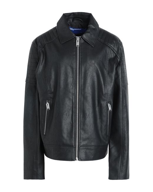 Karl Lagerfeld Black Jacket for men
