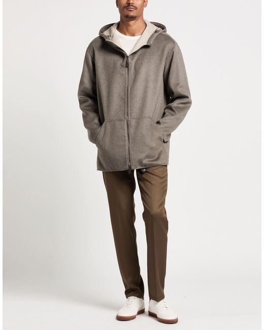 Giorgio Armani Brown Taupe Jacket Cashmere for men